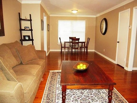 Living room thru dining room