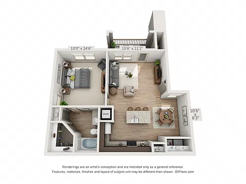 Floor plan Beauregard
