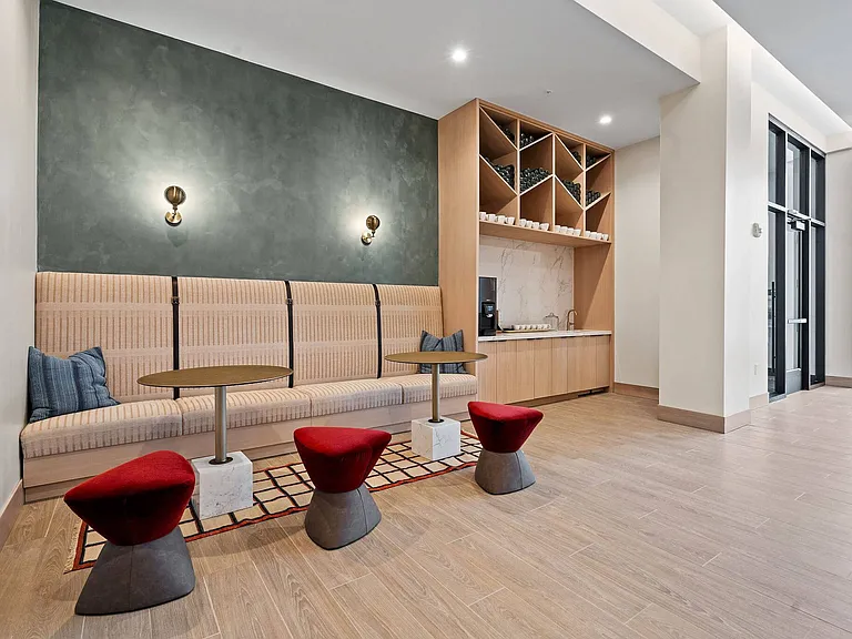 Grab a complimentary cup of coffee on your way to work! Perks galore at The Hallon Luxury Apartments in Hopkins MN