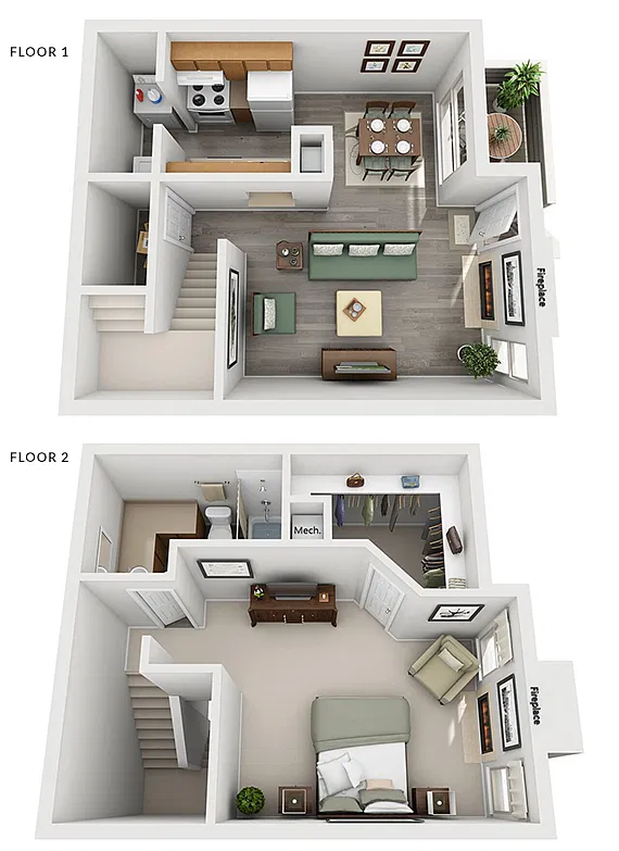 Floor plan 1X1