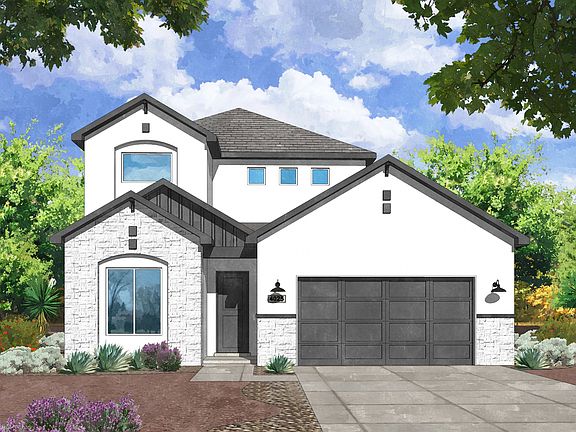 Elevation C - Turquoise