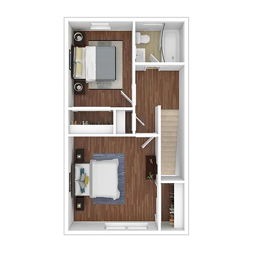 Floor plan Two Bedroom