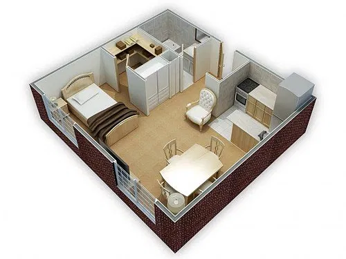 Floor plan Studio