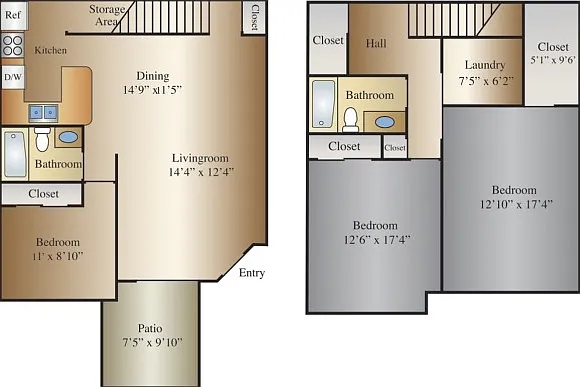 Kiboko 3 Bed 2 Bath Townhome, 1430 SQ. FT. | Serengeti Springs | West Jordan, UT Apartments Kiboko 3 Bed 2 Bath Townhome, 1430 SQ. FT. | Serengeti Springs | West Jordan, UT Apartments