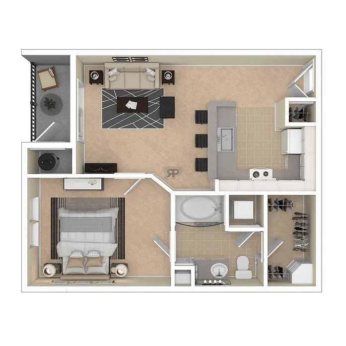 Floor plan Monte Carlo