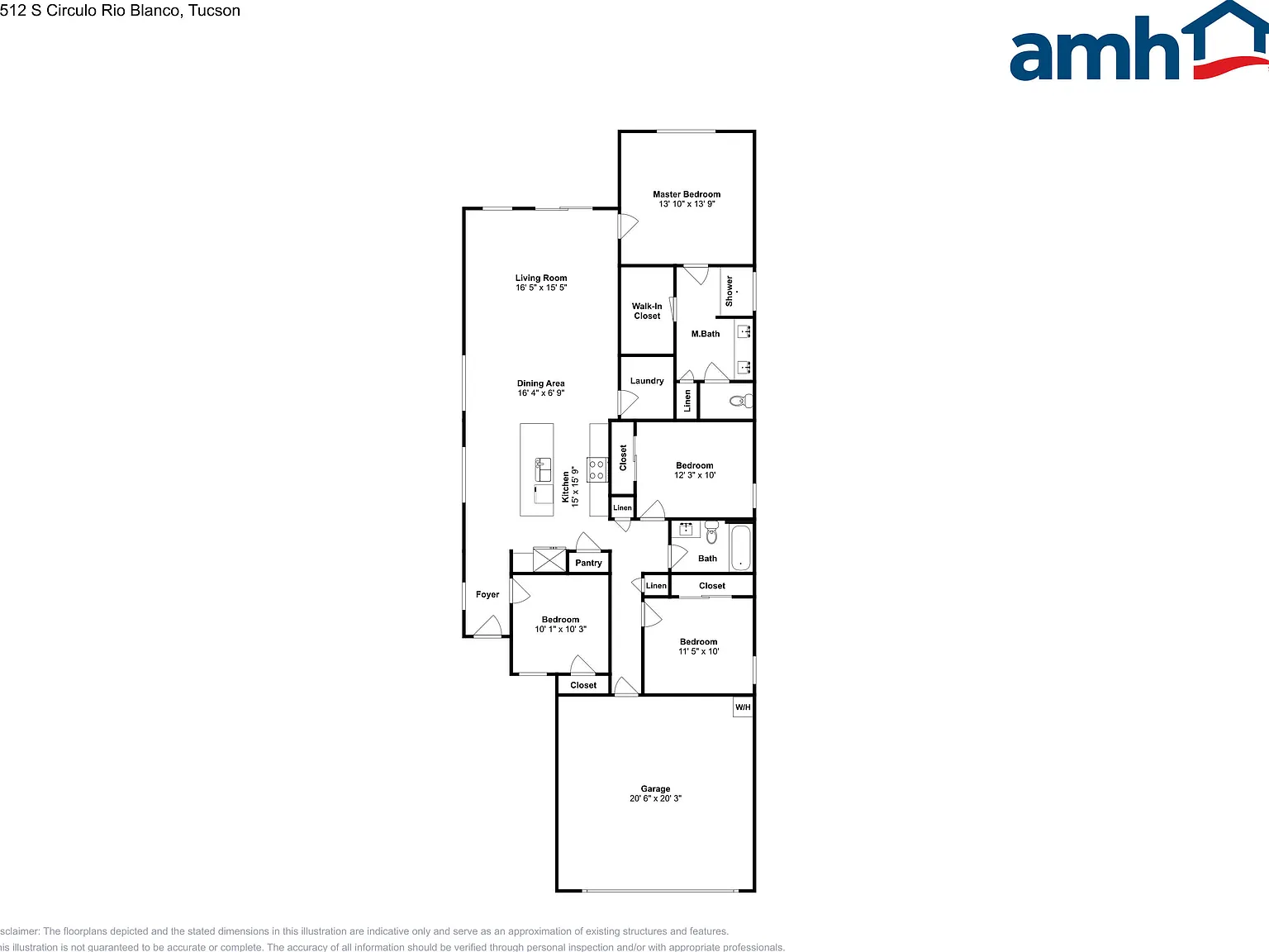 3 bed, 2.0 bath, 1602 sqft, $2,010 — Photo 2