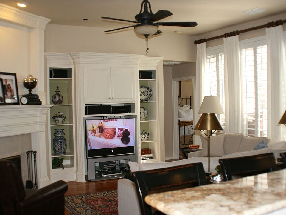 View of family room from kitchen