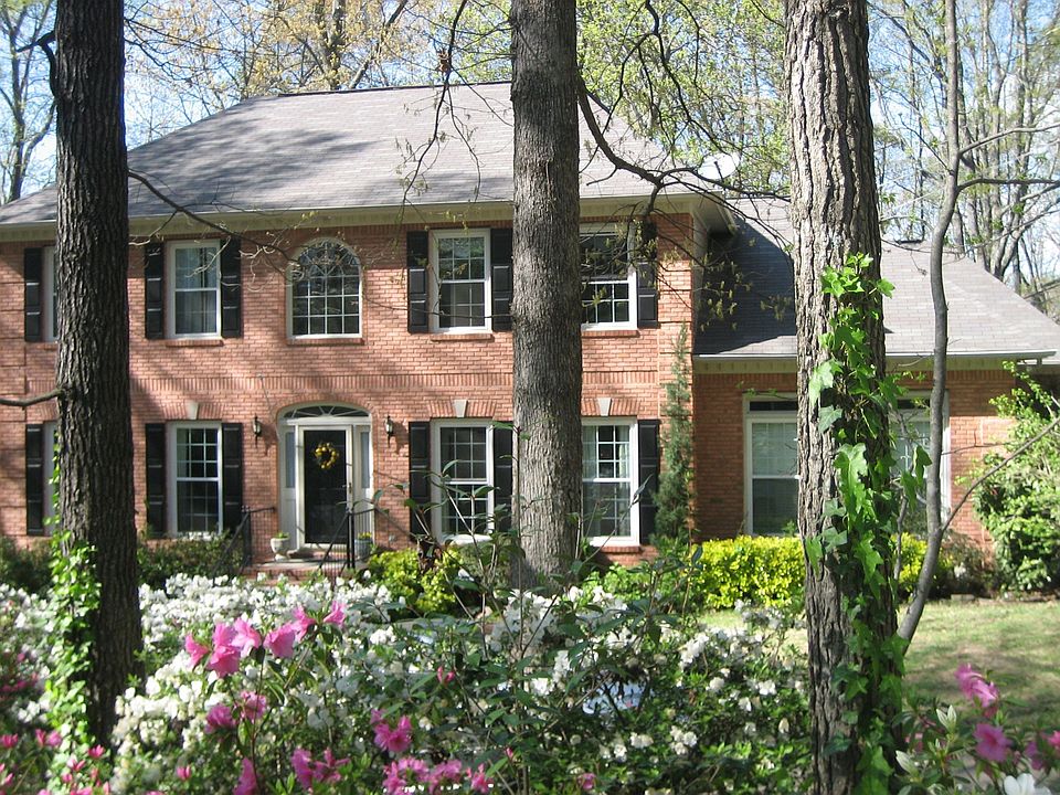 Closer view of the home