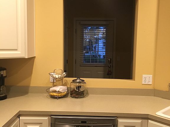 View to foyer from kitchen