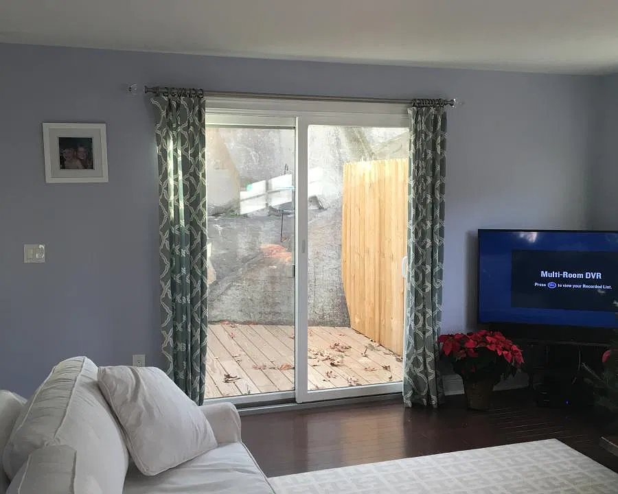 Living Room and slider to deck