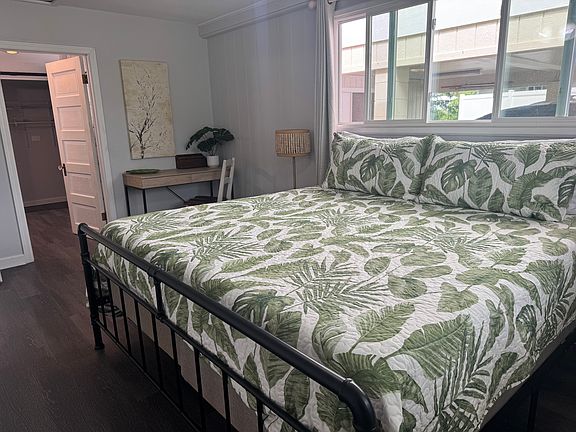 Desk in the master bedroom