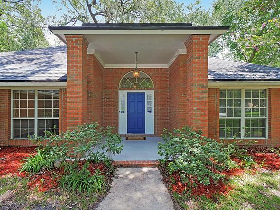 Stately front entrance