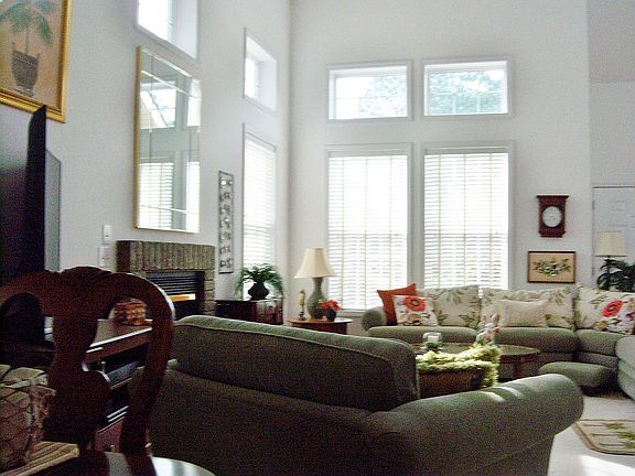 family room from dining room