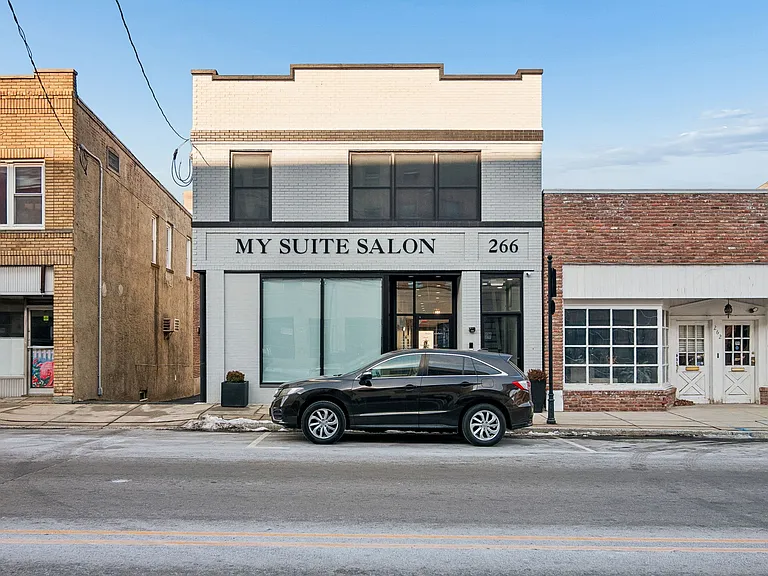 front of building