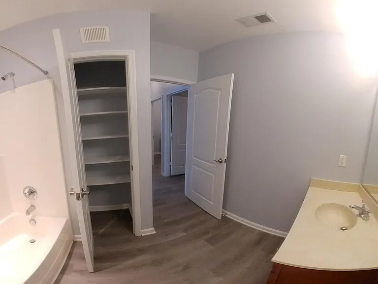 Hall Bath with Linen Closet