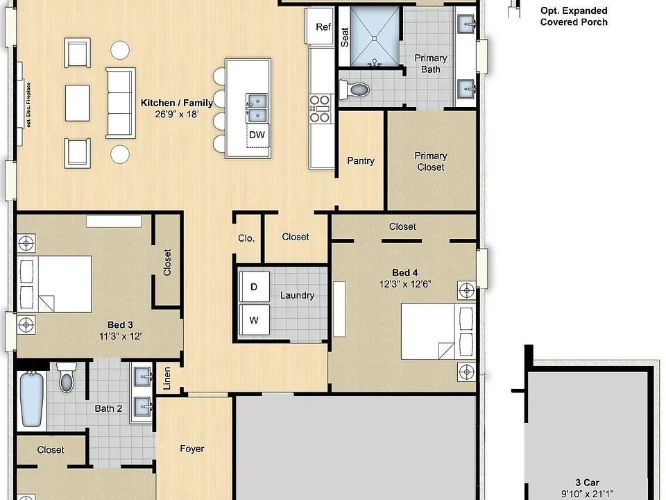 2nd image of 338 Delphinium Dr E