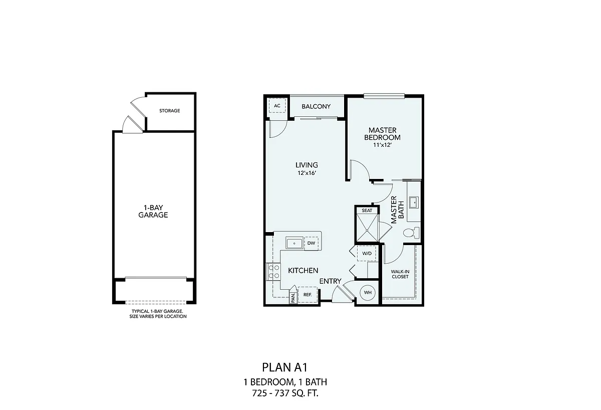Floor plan A1 ADA