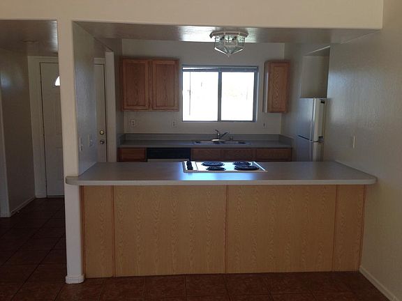 Looking into the kitchen