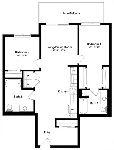 Floor plan B6