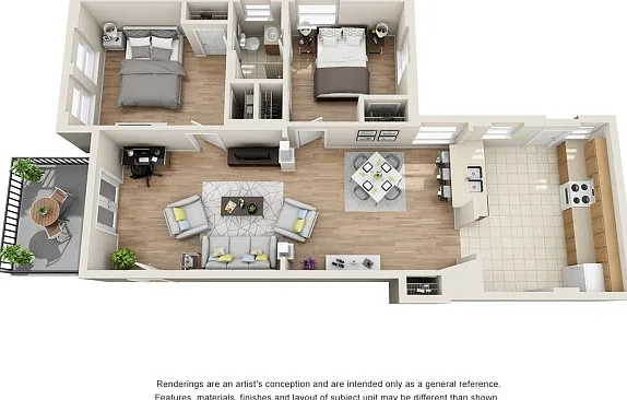 2 Bedroom | 1 Bathroom 2 Bedroom | 1 Bathroom