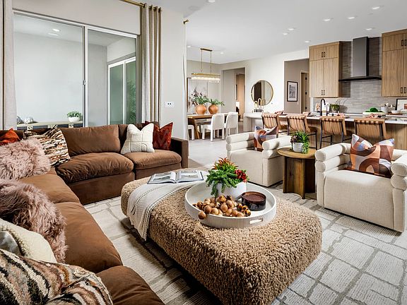 Great Room Kitchen of Model Home