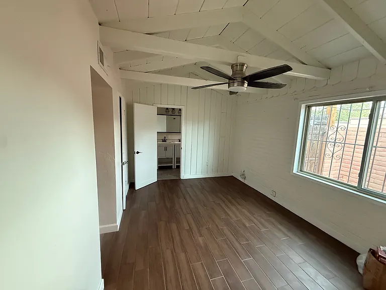 Primary suite remodeled with full walk in closet