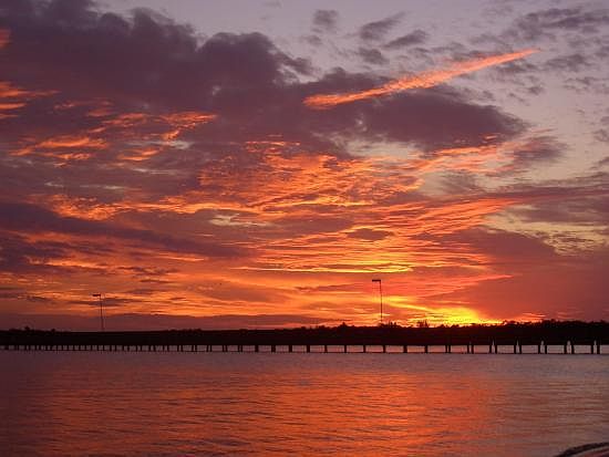 Sunset at beach