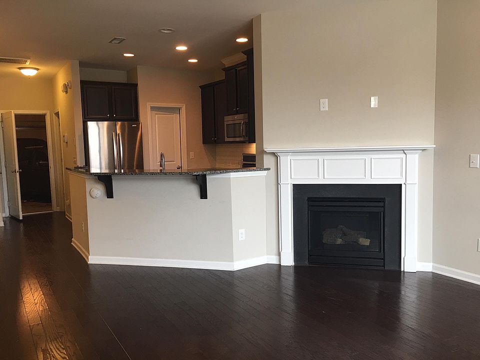 family with fireplace