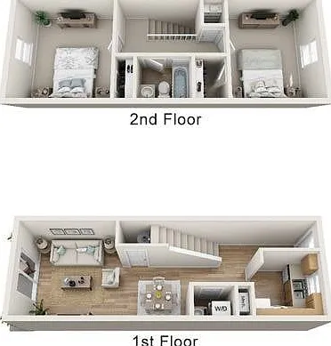 2Br 1Ba TH 2Br 1Ba TH
