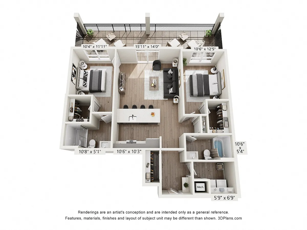 Floor plan Kohlman Style C
