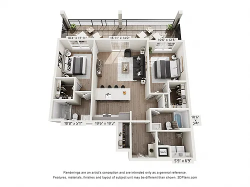Floor plan Kohlman Style C