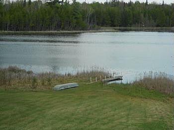Dock on lake plenty of fish pike,panfish,bass, and perch.