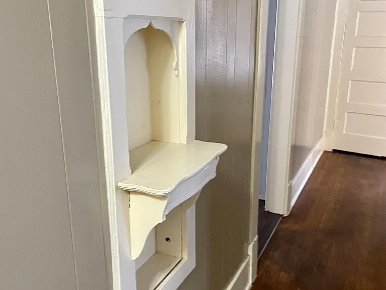 Hallway historic phone nook