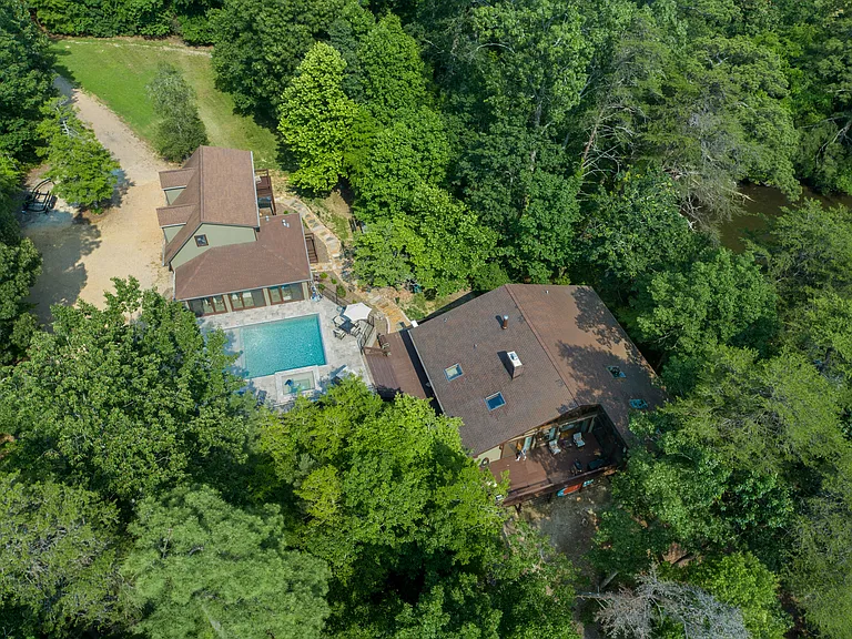 Over head of property from 500 feet.