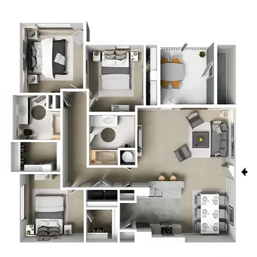 Floor plan 3/2