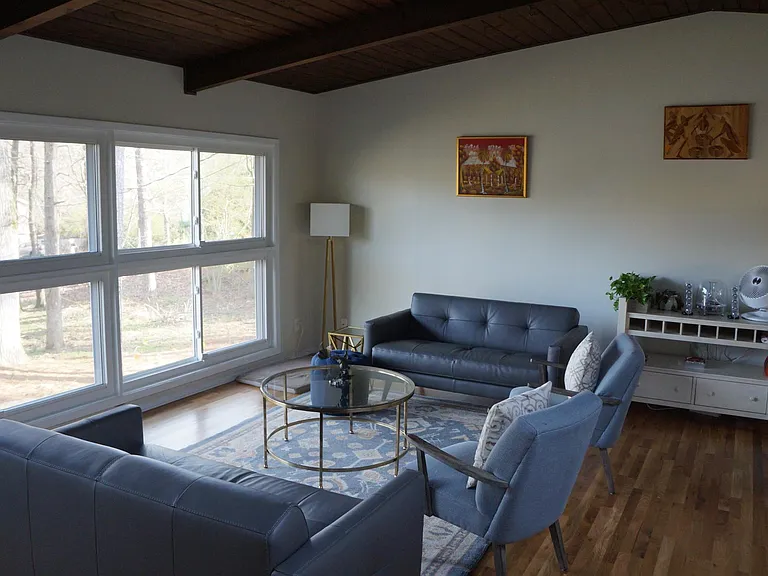 Living Room with brand new hardwoods