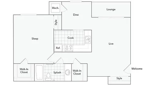 Floor plan Alcoa