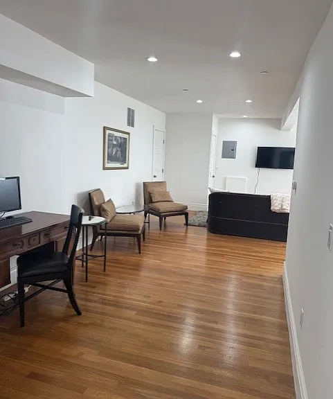 hallway to living room