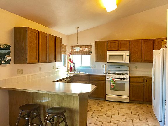 Kitchen from dining area