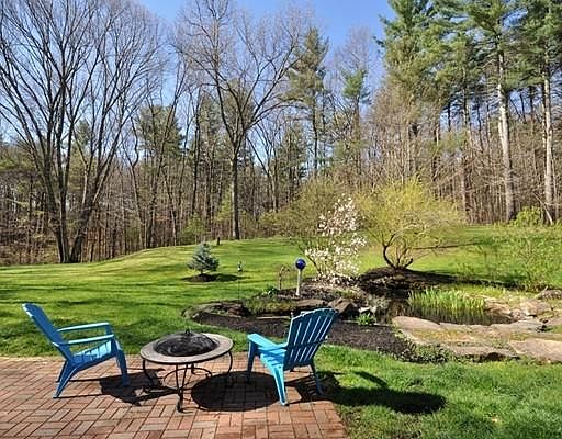 Patio off of French Doors