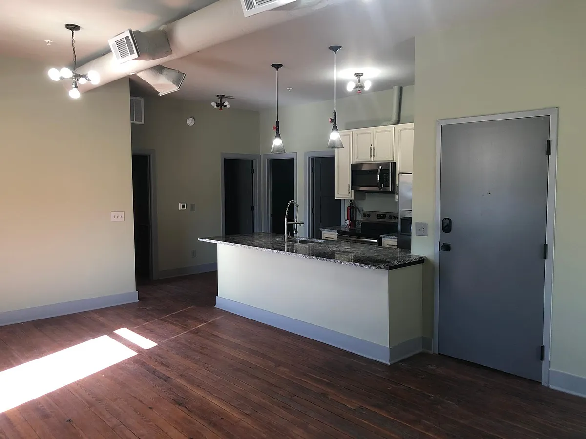 Kitchen and living - 204 Adamson Sq #32