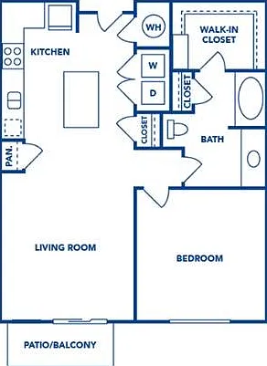 1 Bedroom | 1 Bath | 745 SF 1 Bedroom | 1 Bath | 745 SF