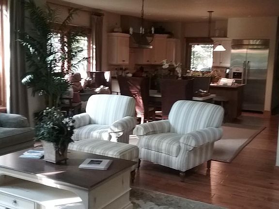 Living, dining rooms, kitchen