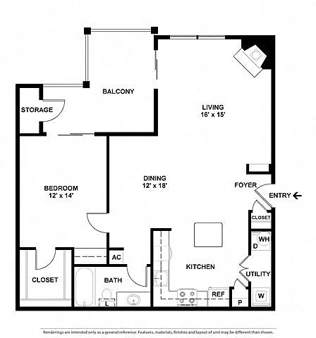 Floor plan A1E Santa Fe