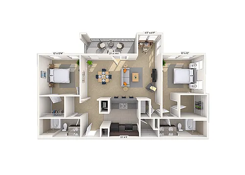 Floor plan The Doral