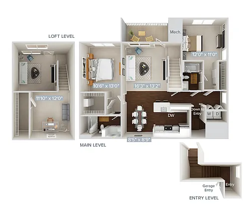 Floor plan B4LG-1542