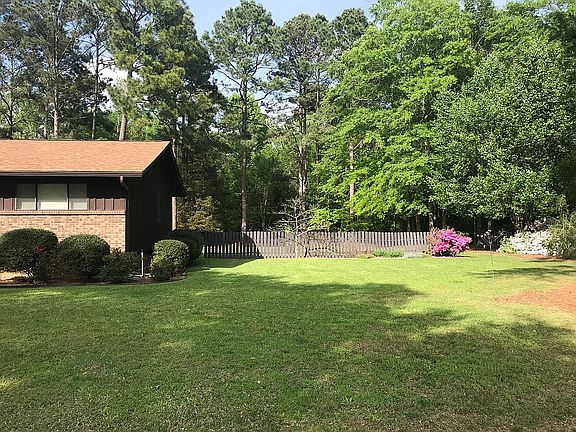 Right side and flower garden