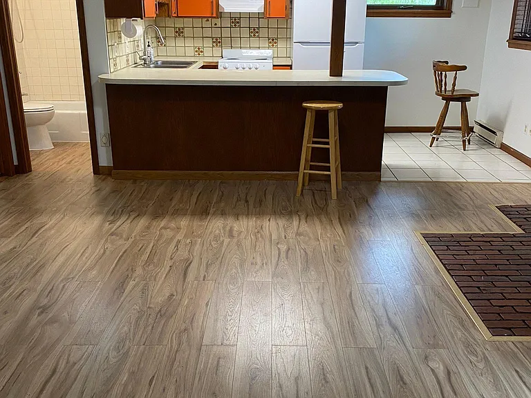 Lovely view of the kitchen and breakfast nook.