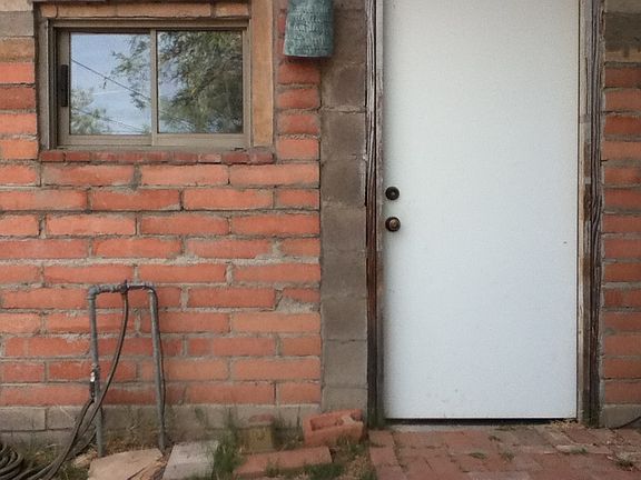 front of storage room