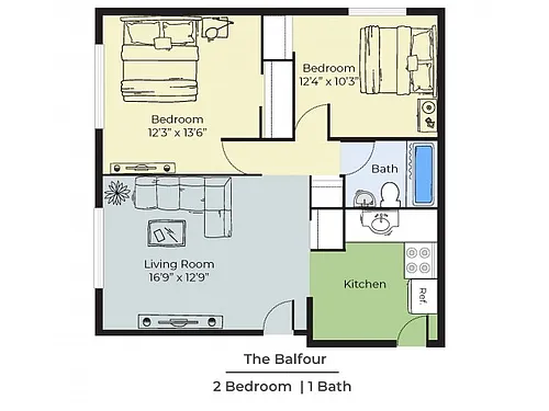 Floor plan the Balfour